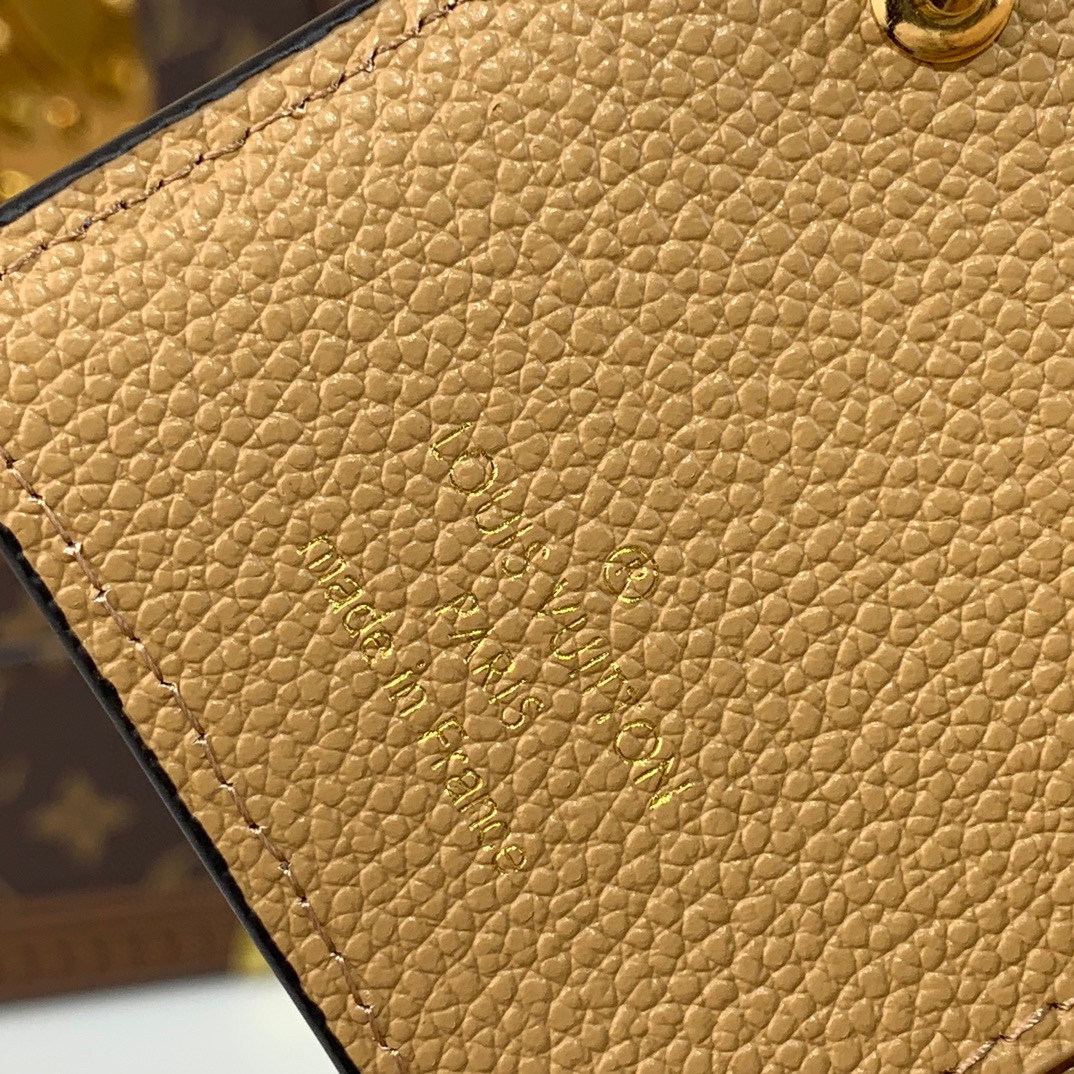 Louis Vuitton Cléa Wallet M11901 Apricot Monogram Compact Purse 9 i1730021434 1067 4