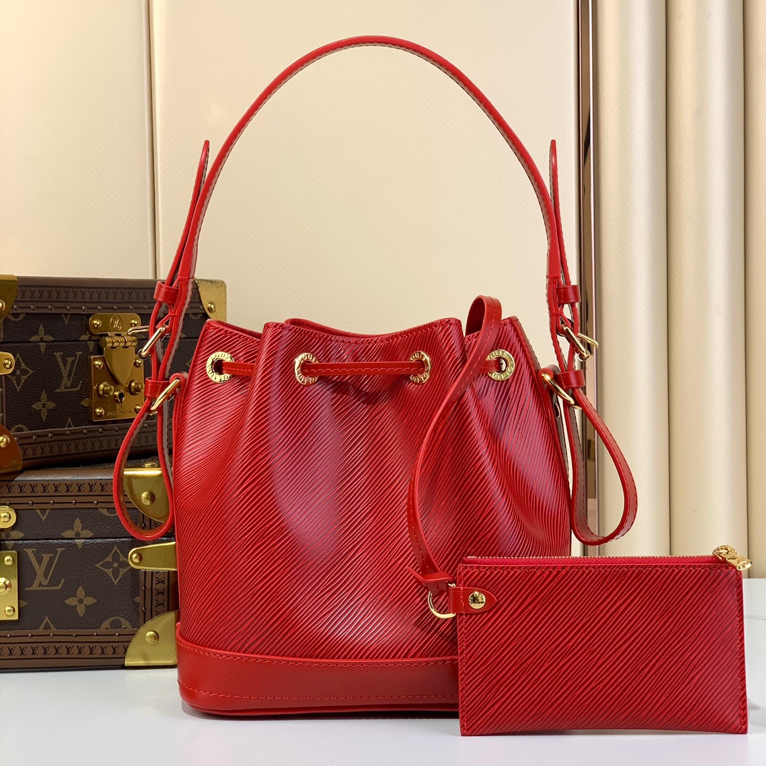 Louis Vuitton Noé BB Bucket Bag Epi Leather, Red - Compact & Stylish 3 i1730648933 3486 3