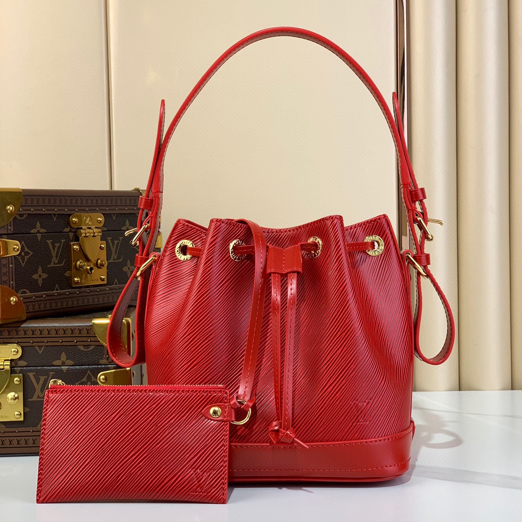 Louis Vuitton Noé BB Bucket Bag Epi Leather, Red - Compact & Stylish 2 i1730648933 4183 4