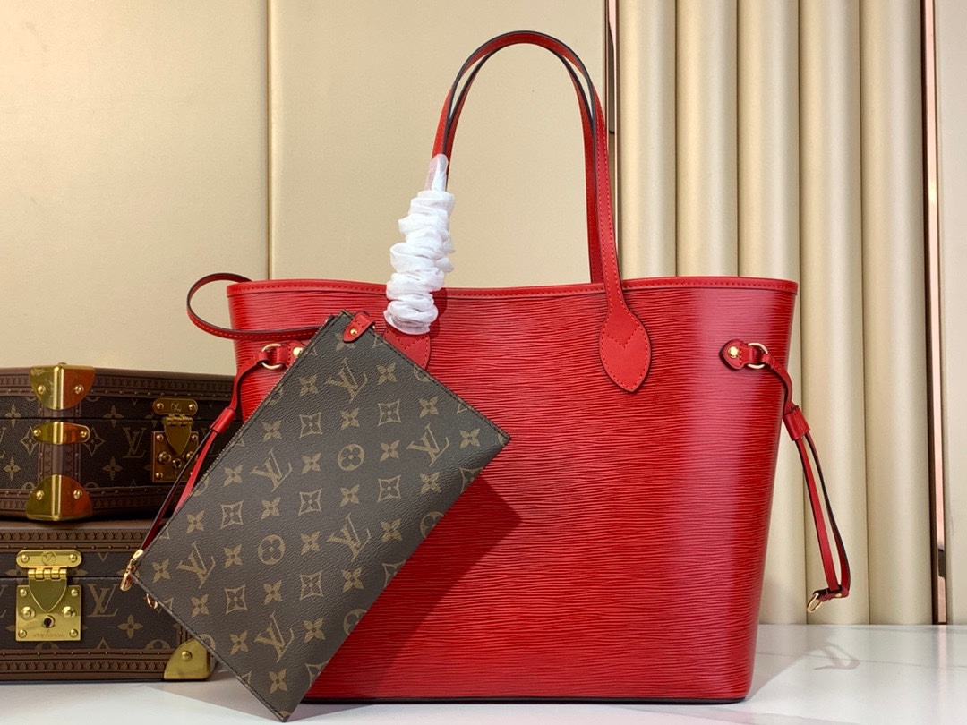 Louis Vuitton LV Neverfull Bolsos de mano Bolsos de Tote Negro Marrón Verde Rojo Epi M11930