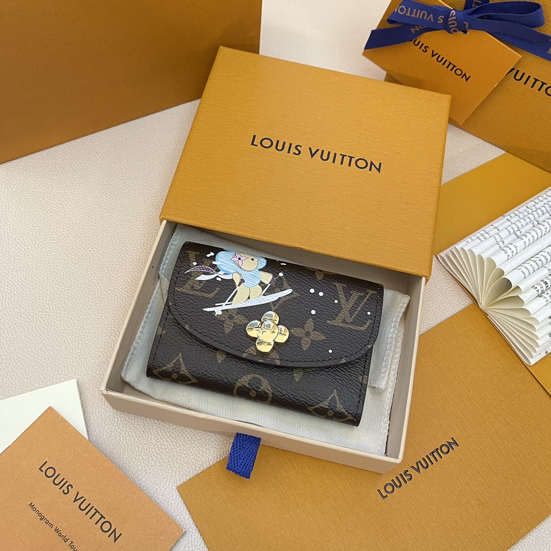 Louis Vuitton Rosalie Coin Purse - Snow Show Collection, Monogram Canvas 2 i1731333959 3327 5