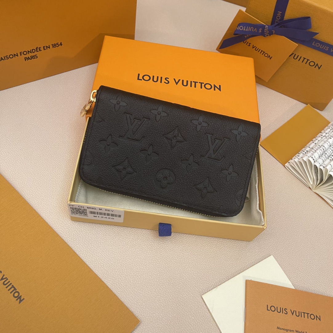Louis Vuitton Margot Wallet Monogram Empreinte Leather, Black, 17 x 11 x 5 cm 2 i1731505566 2357 5
