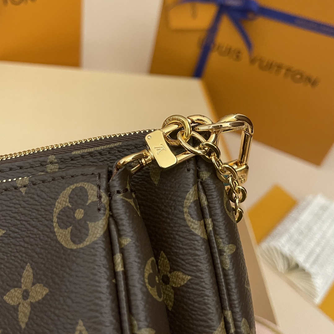 Louis Vuitton Multi Pochette Accessories Monogram Canvas Crossbody Bag 6 i1731821432 4006 5