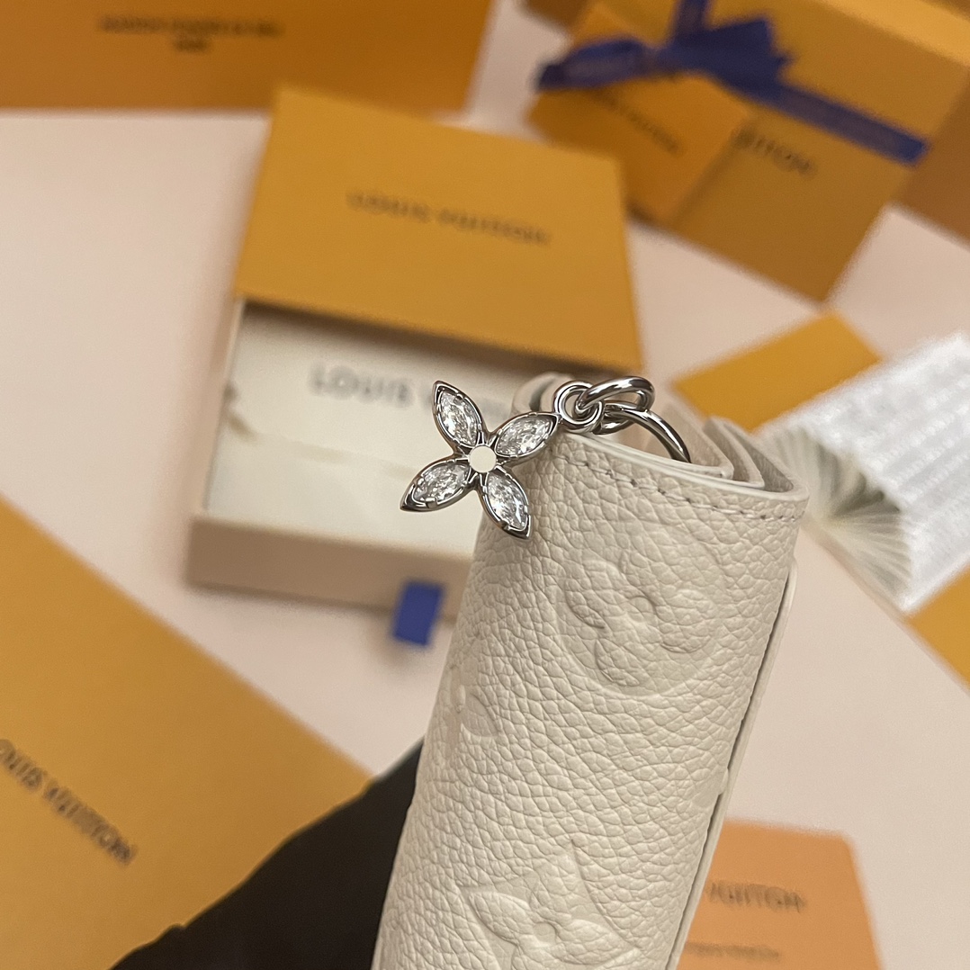 Louis Vuitton Cléa Wallet Monogram Amplant Leather Azur/Crème M12188 5 i1731854428 7381 5