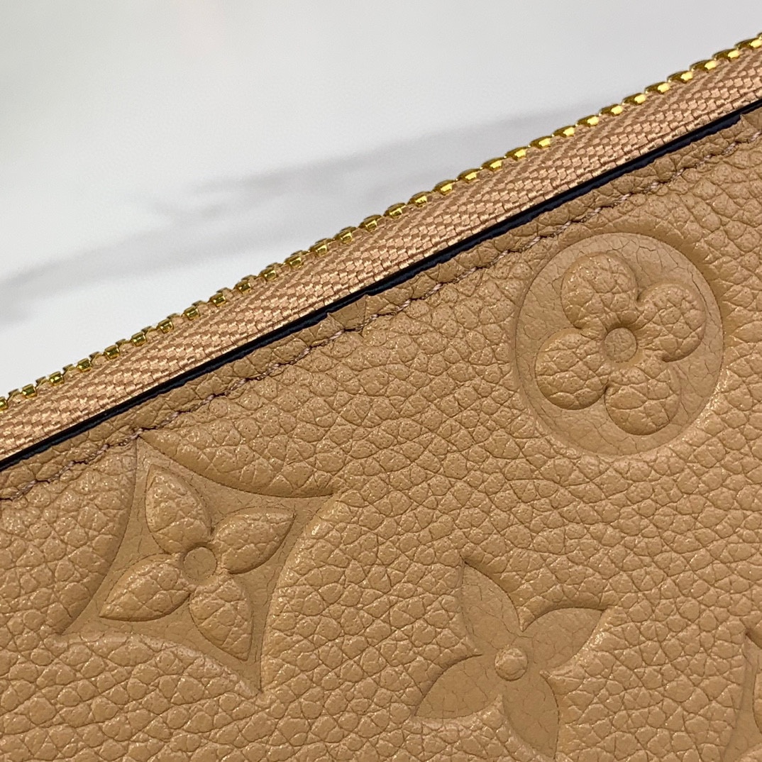 Louis Vuitton Monogram Empreinte Leather Zippy Wallet - Apricot 5 i1731933974 2742 5