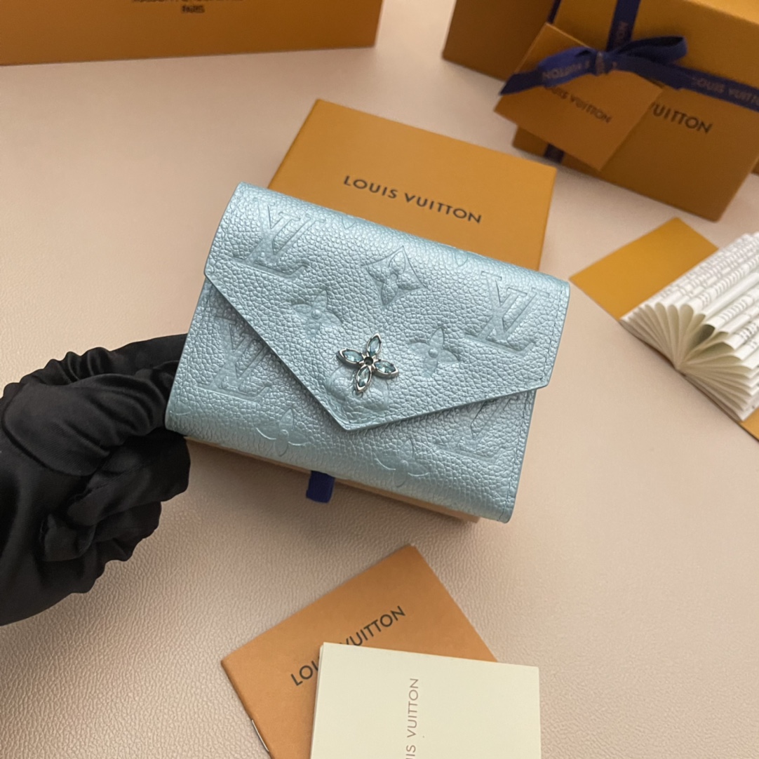 Louis Vuitton Victorine Wallet Monogram Empreinte Leather Azur/Glace M82746 3 i1732718227 8512 7