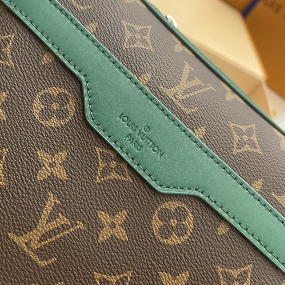 Louis Vuitton Trio Messenger Bag Monogram Macassar Canvas with Leather Trim 5 i1733321307 4035 5