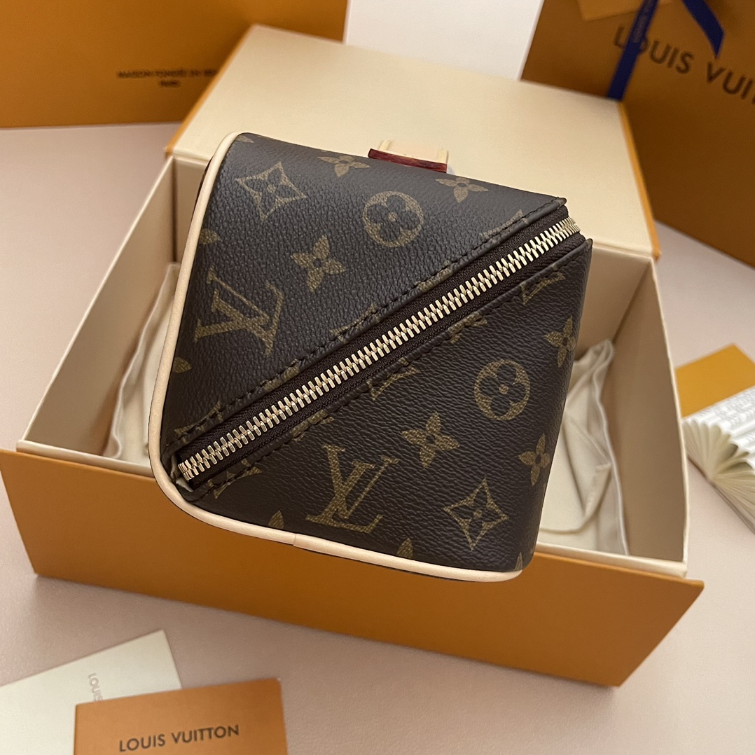 Louis Vuitton Toiletry Pouch Monogram Canvas Travel Bag, 24 x 13 x 13 cm 3 i1733490318 2767 8