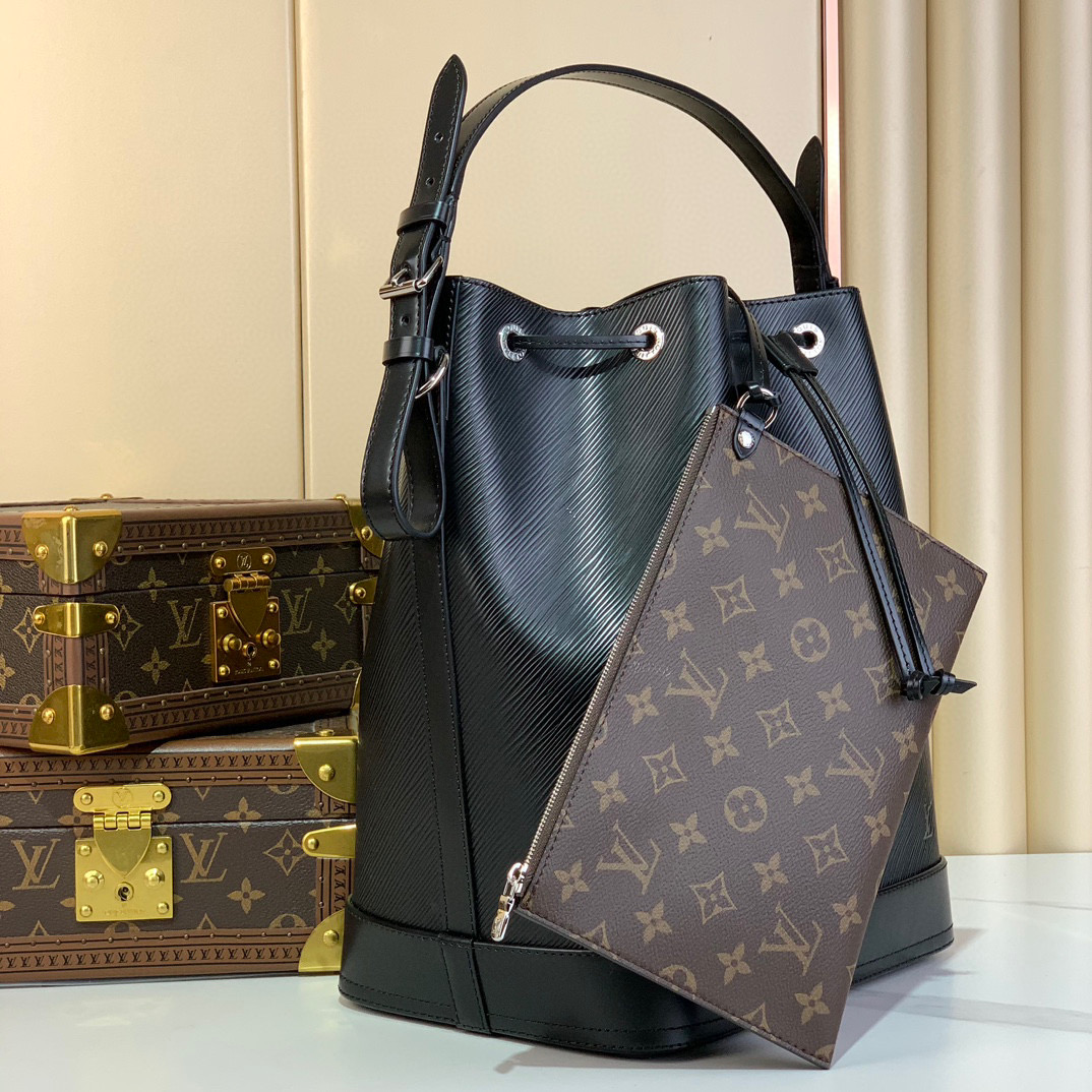 Louis Vuitton Noé MM Bucket Bag in Epi Leather with Removable Wallet 4 i1735891161964 2202 0 2