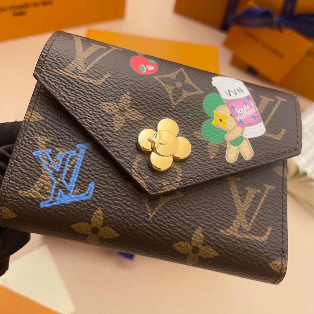 Louis Vuitton Victorine Wallet Monogram Coated Canvas - Snow Show Collection 5 i1736090028373 4410 0 3