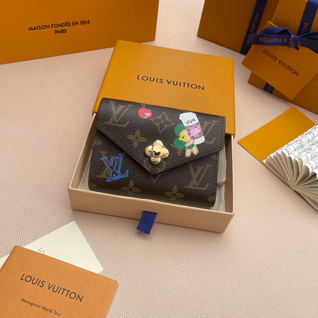 Louis Vuitton Victorine Wallet Monogram Coated Canvas - Snow Show Collection 2 i1736090029032 7819 0 0