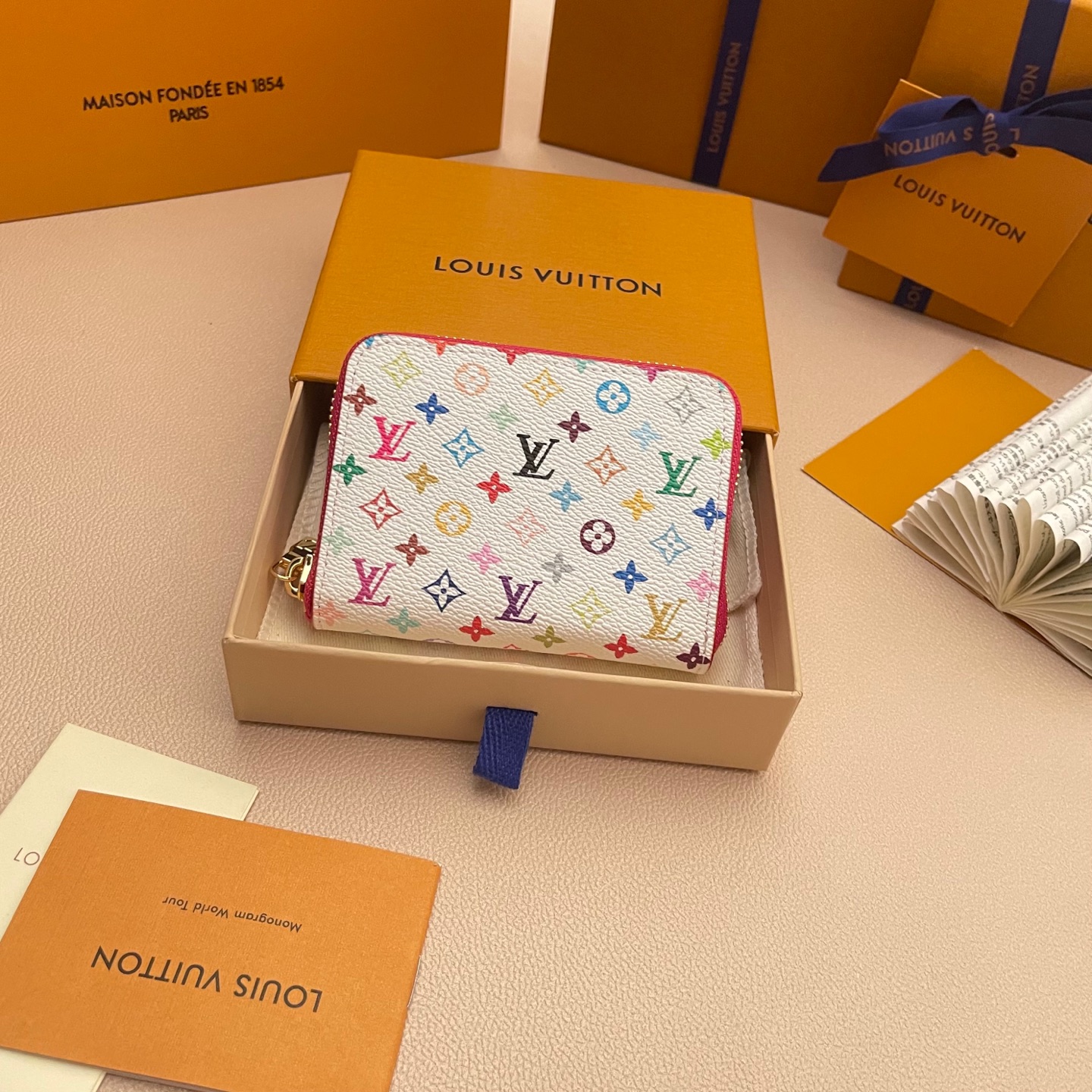 Louis Vuitton Zippy Coin Purse Monogram Canvas Multicolor M13409 1 i1736532094098 6855 0 0