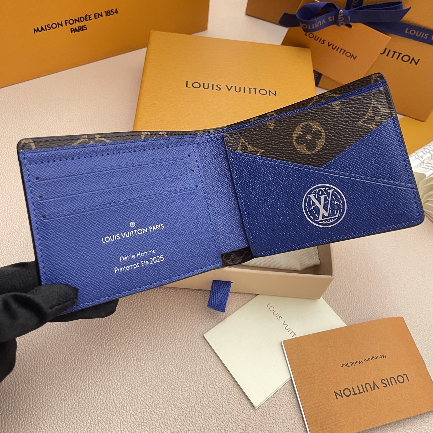 Louis Vuitton Slender Wallet with Eight Card Slots - N00142 6 i1740748667700 9838 0 2