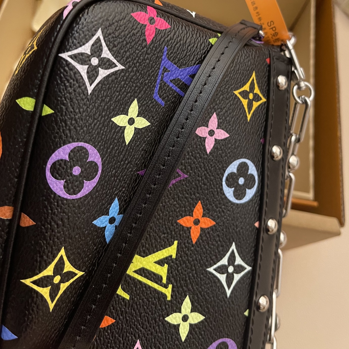 Louis Vuitton Multicolor Monogram Coated Canvas Baguette with Chain 5 i1742406676502 2044 0 3