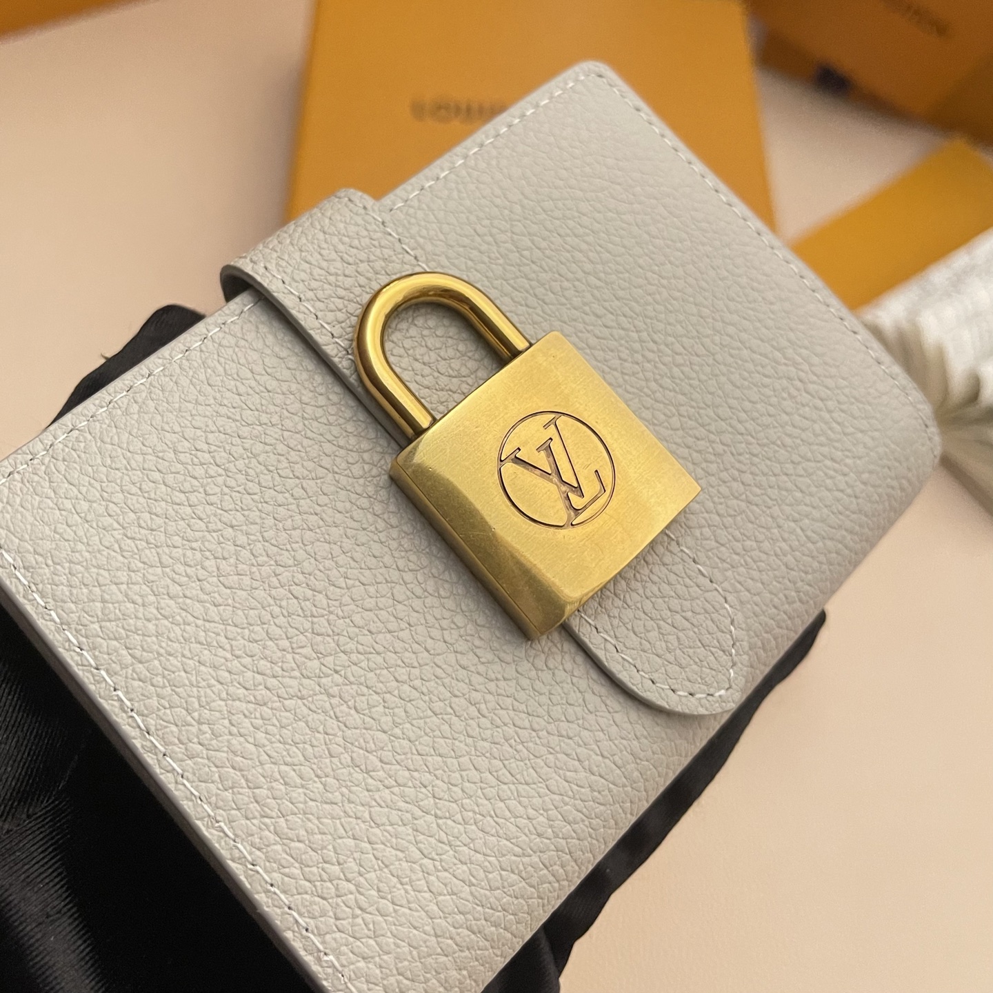 Louis Vuitton Low Key Compact Wallet in Leather with Golden Lock 5 i1742479043397 9946 0 4