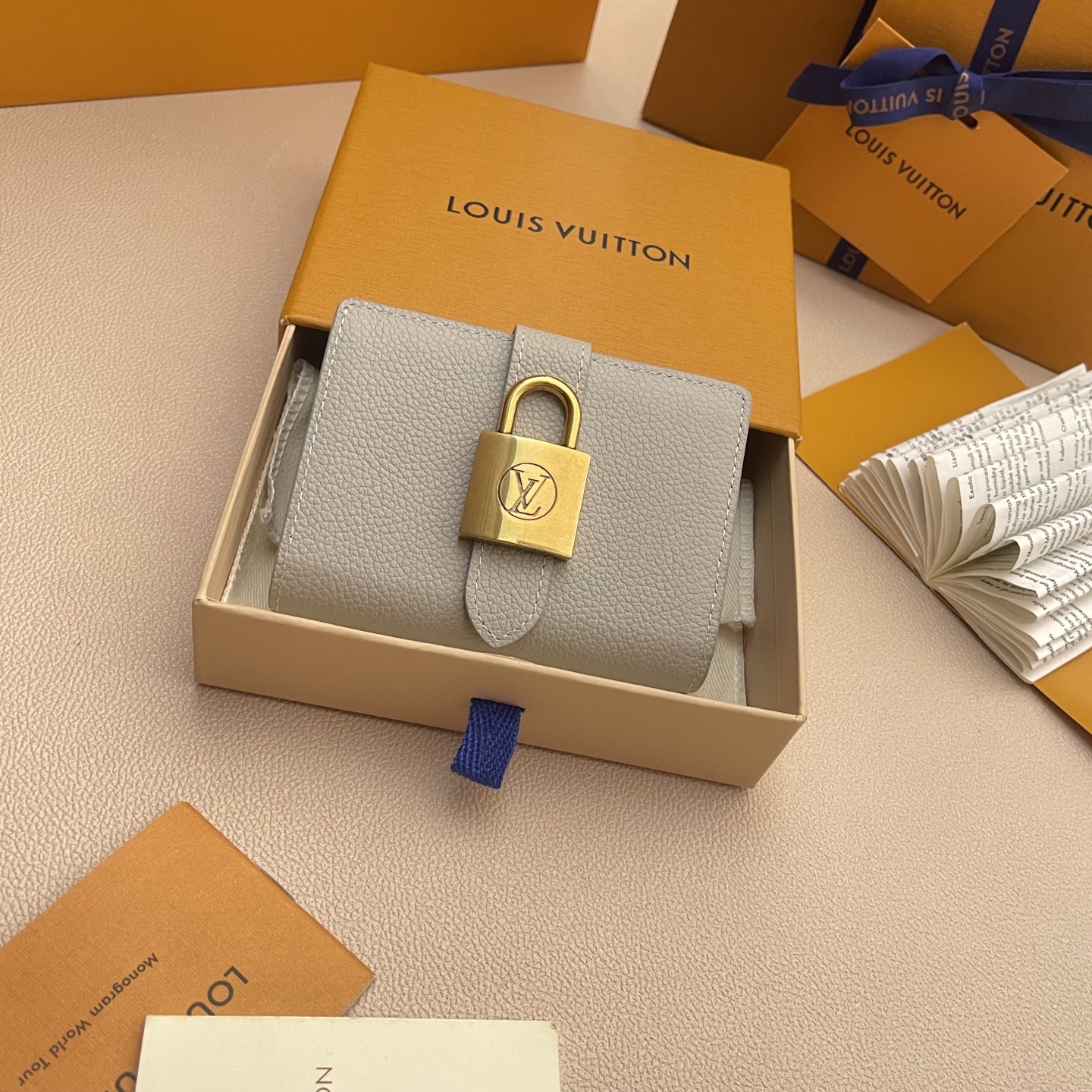 Louis Vuitton Low Key Compact Wallet in Leather with Golden Lock 1 i1742479045194 6857 0 0