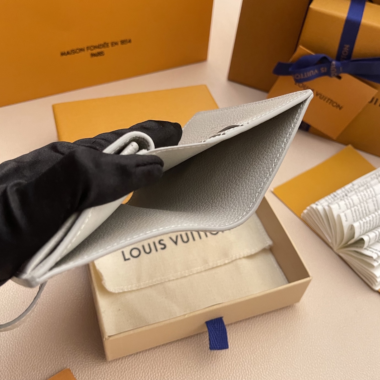 Louis Vuitton Low Key Compact Wallet in Leather with Golden Lock 9 i1742479045972 8964 0 8