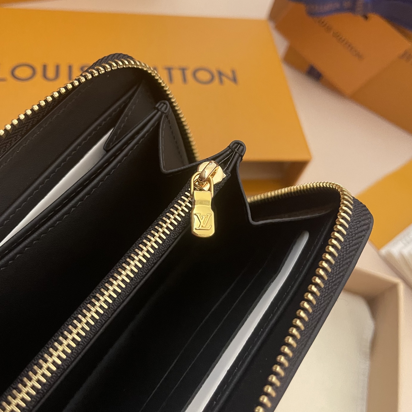 Louis Vuitton Zippy Wallet Monogram Embossed Leather Black/Multi-color 8 i1742751212063 2641 0 7