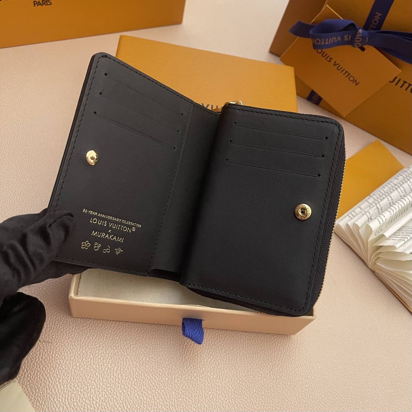 Louis Vuitton Lisa Wallet: Monogram Embossed Leather Zip-Around Wallet 7 i1742751337232 7895 0 5
