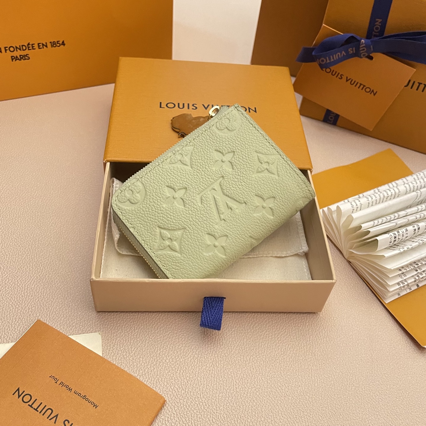 Louis Vuitton Takashi Murakami Compact Wallet - Light Green 3 i1742753109468 2309 0 1