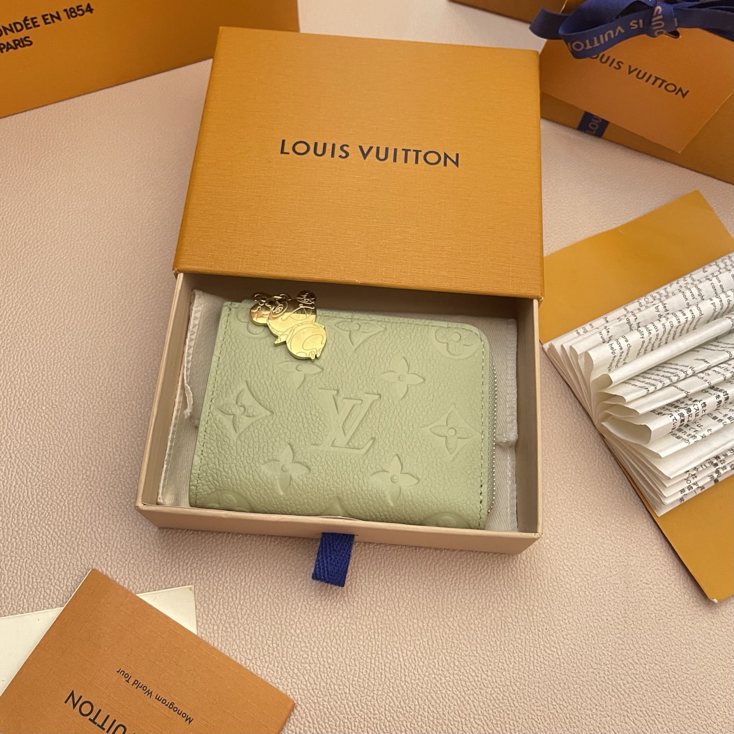 Louis Vuitton Takashi Murakami Compact Wallet - Light Green 6 i1742753112398 7359 0 4