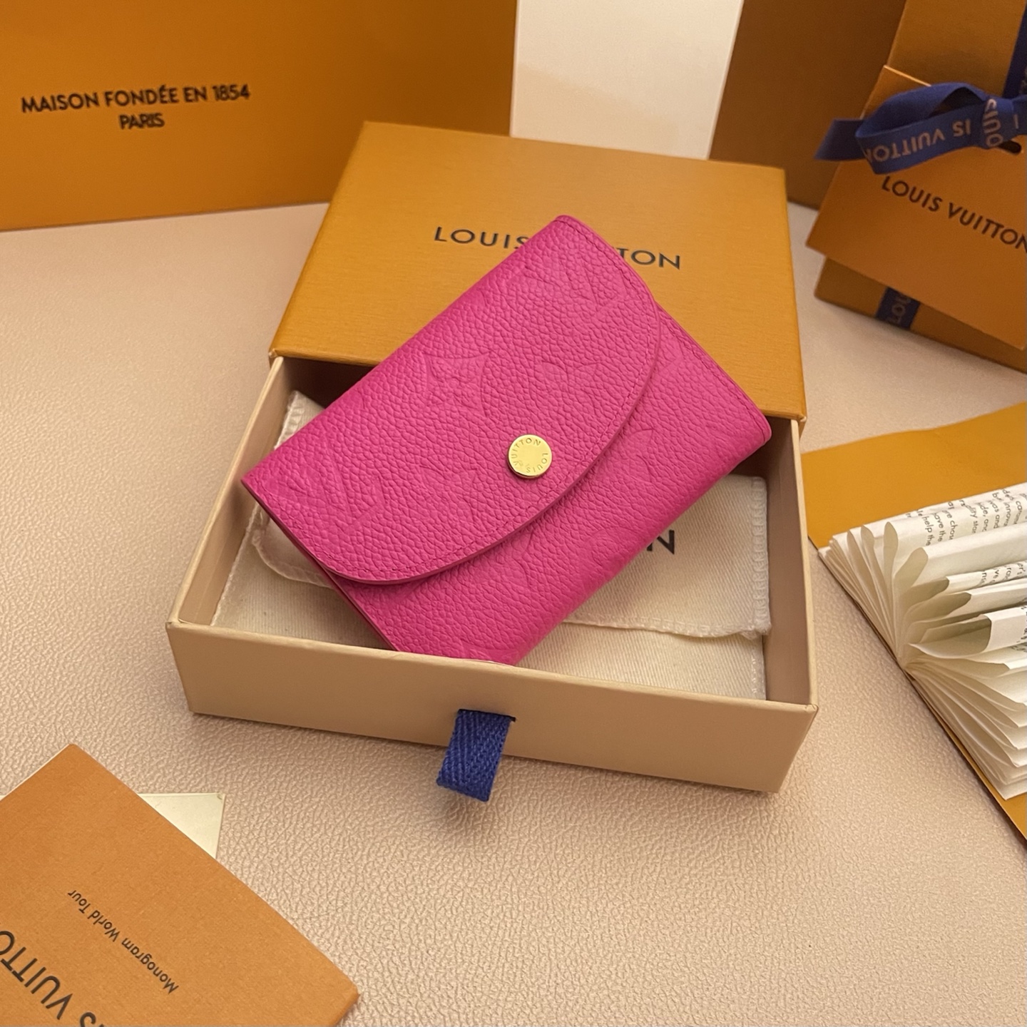 Louis Vuitton Rosalie Coin Purse: Compact, Chic, and Perfectly Pink - M14085 1 i1742753222477 2300 0 0