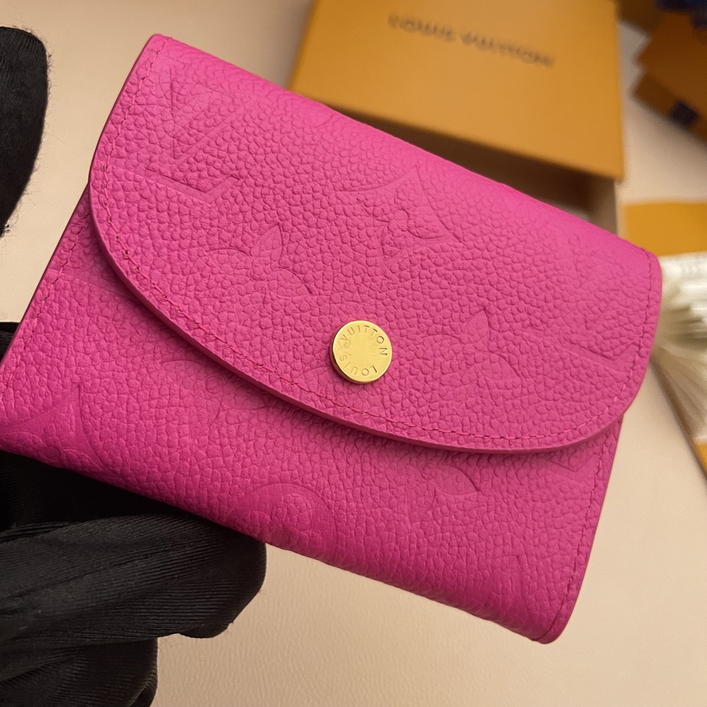 Louis Vuitton Rosalie Coin Purse: Compact, Chic, and Perfectly Pink - M14085 4 i1742753222571 8519 0 3