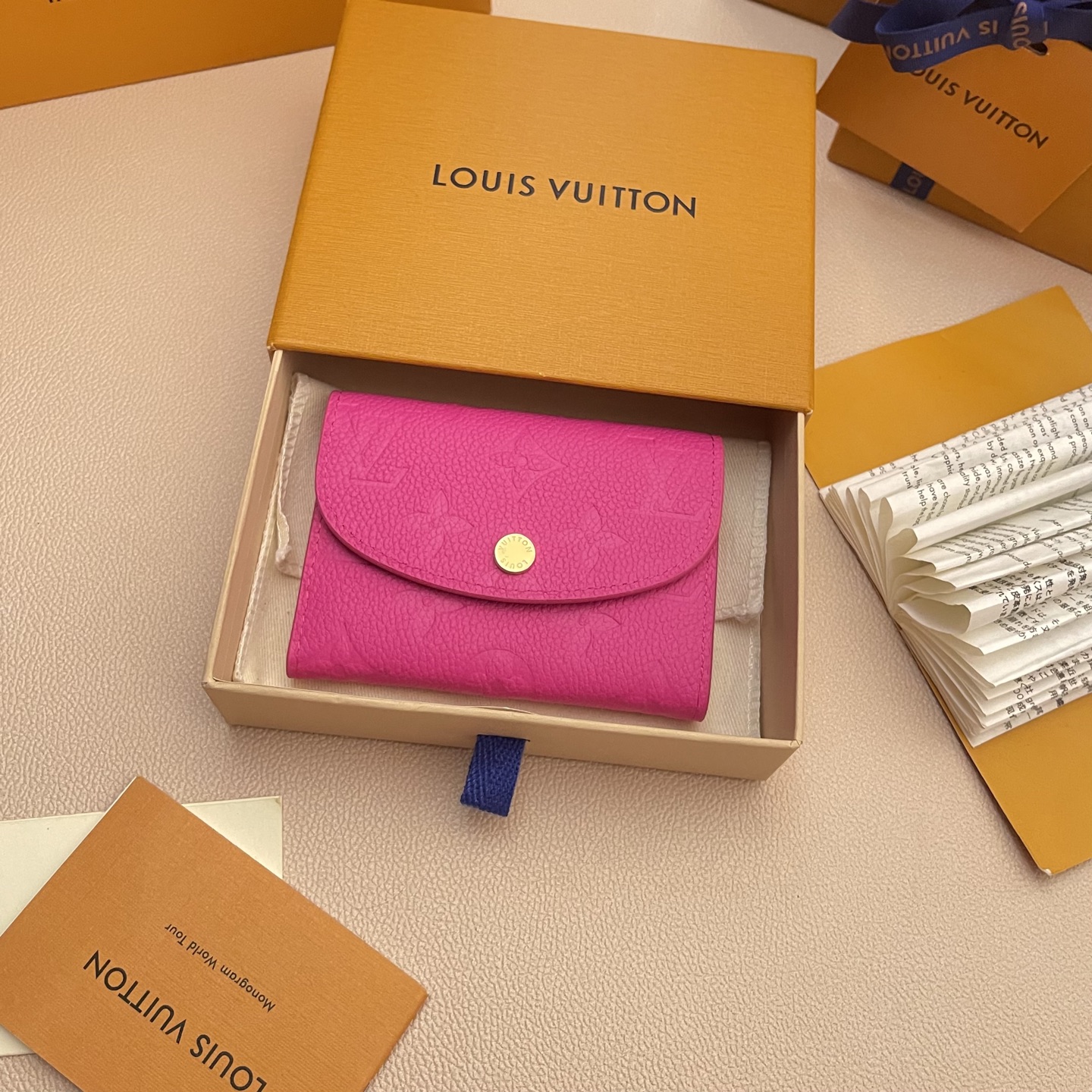 Louis Vuitton Rosalie Coin Purse: Compact, Chic, and Perfectly Pink - M14085 5 i1742753226146 8883 0 4