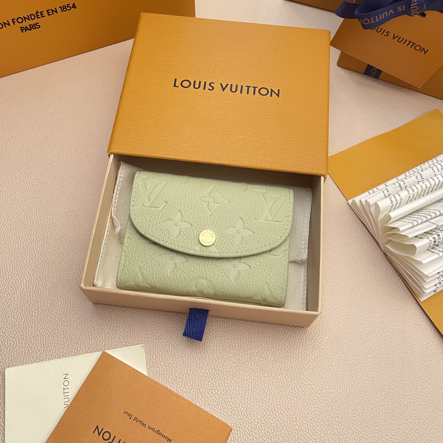 Louis Vuitton Rosalie Coin Purse - Compact Elegance in Green Monogram 5 i1742753516956 8534 0 4