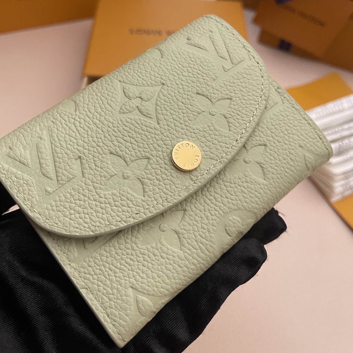 Louis Vuitton Rosalie Coin Purse - Compact Elegance in Green Monogram 4 i1742753516992 9826 0 3