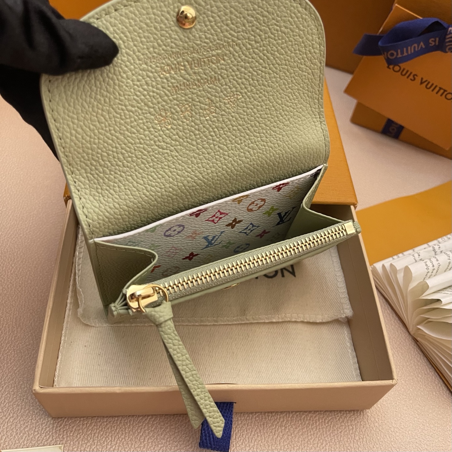 Louis Vuitton Rosalie Coin Purse - Compact Elegance in Green Monogram 6 i1742753517041 1120 0 5