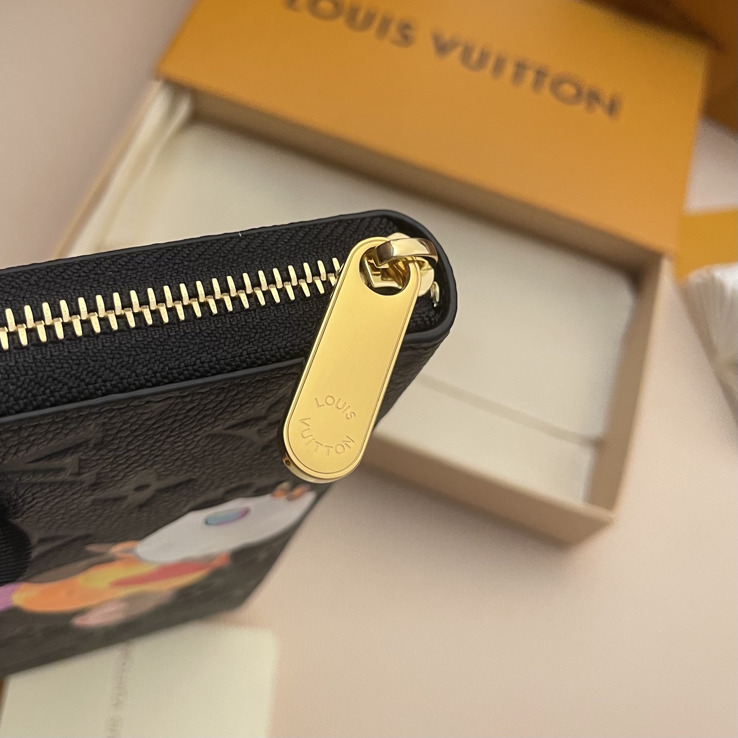 Louis Vuitton Black Monogram Embossed Zippy Wallet with Cartoon 7 i1743087393225 5998 0 5