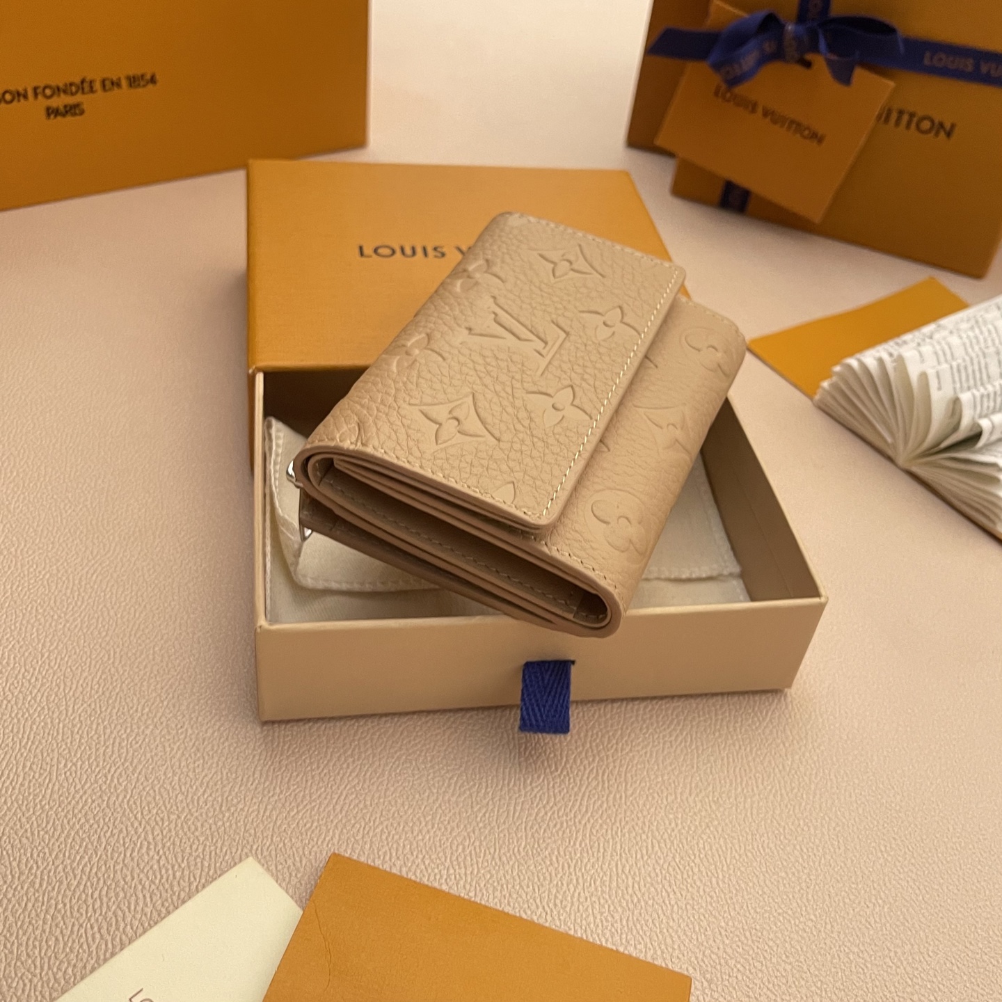 Louis Vuitton Taurillon Leather Slender Pilot Wallet - Monogram Embossed 4 i1743595205897 8003 0 2