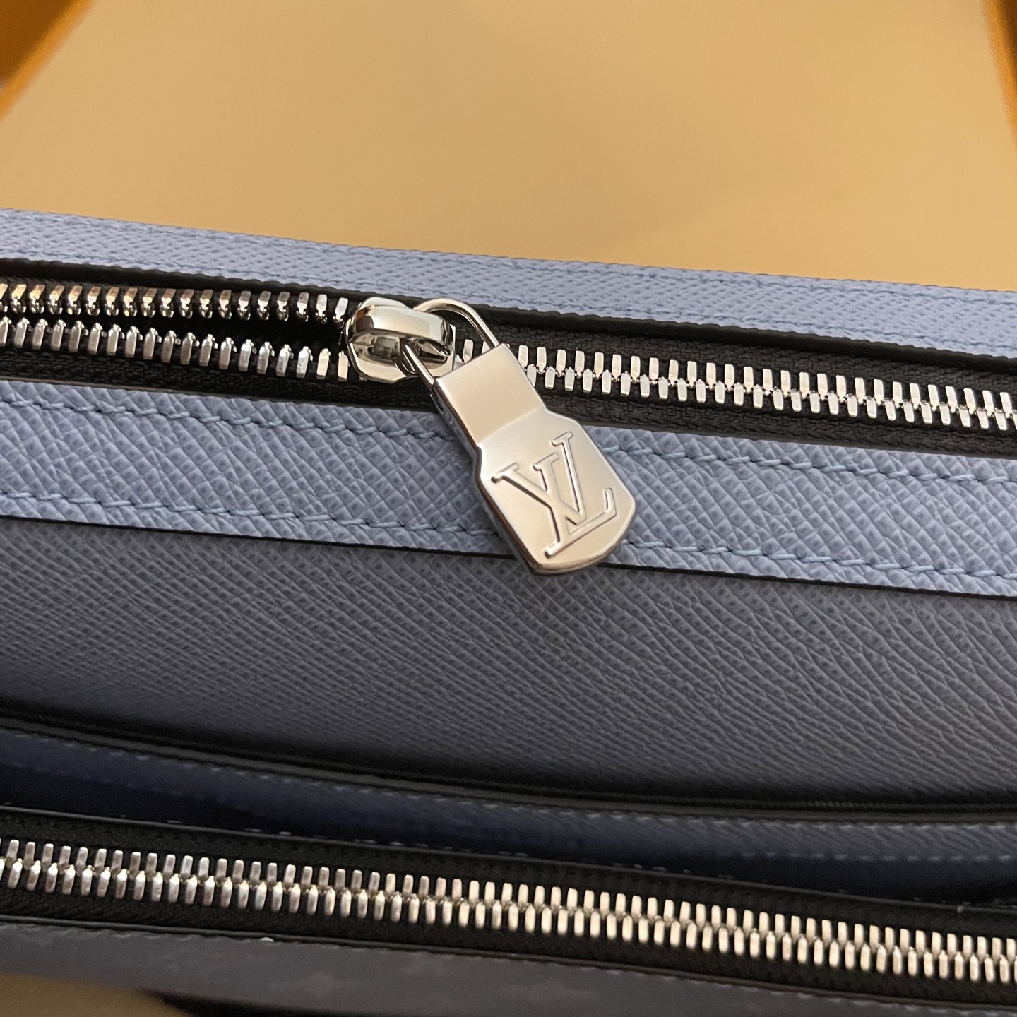Louis Vuitton Trio Messenger Bag Taiga Leather Monogram Canvas Light Blue 7 i1744126839574 3753 0 5