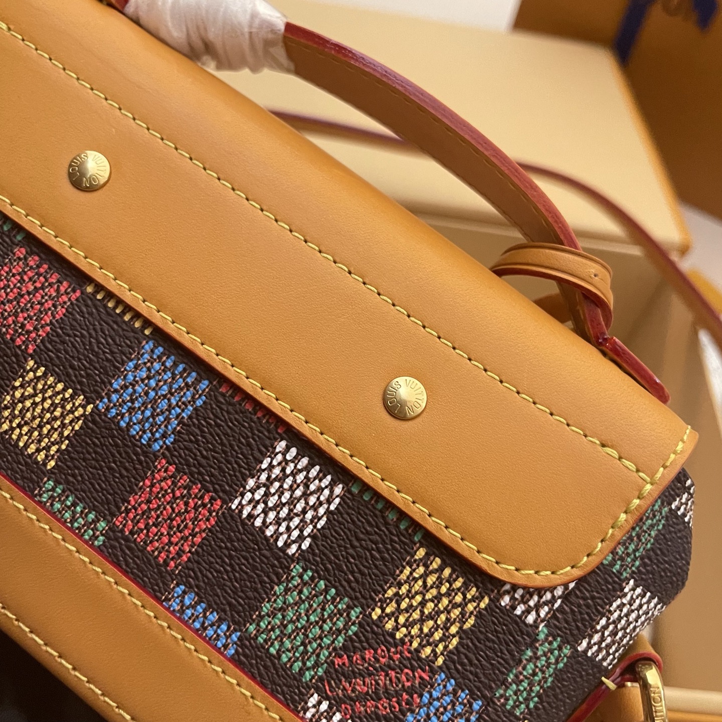 Louis Vuitton Steamer East West Mini Bag Damier Ebene Canvas N00187 8 i1744729097104 815 0 6