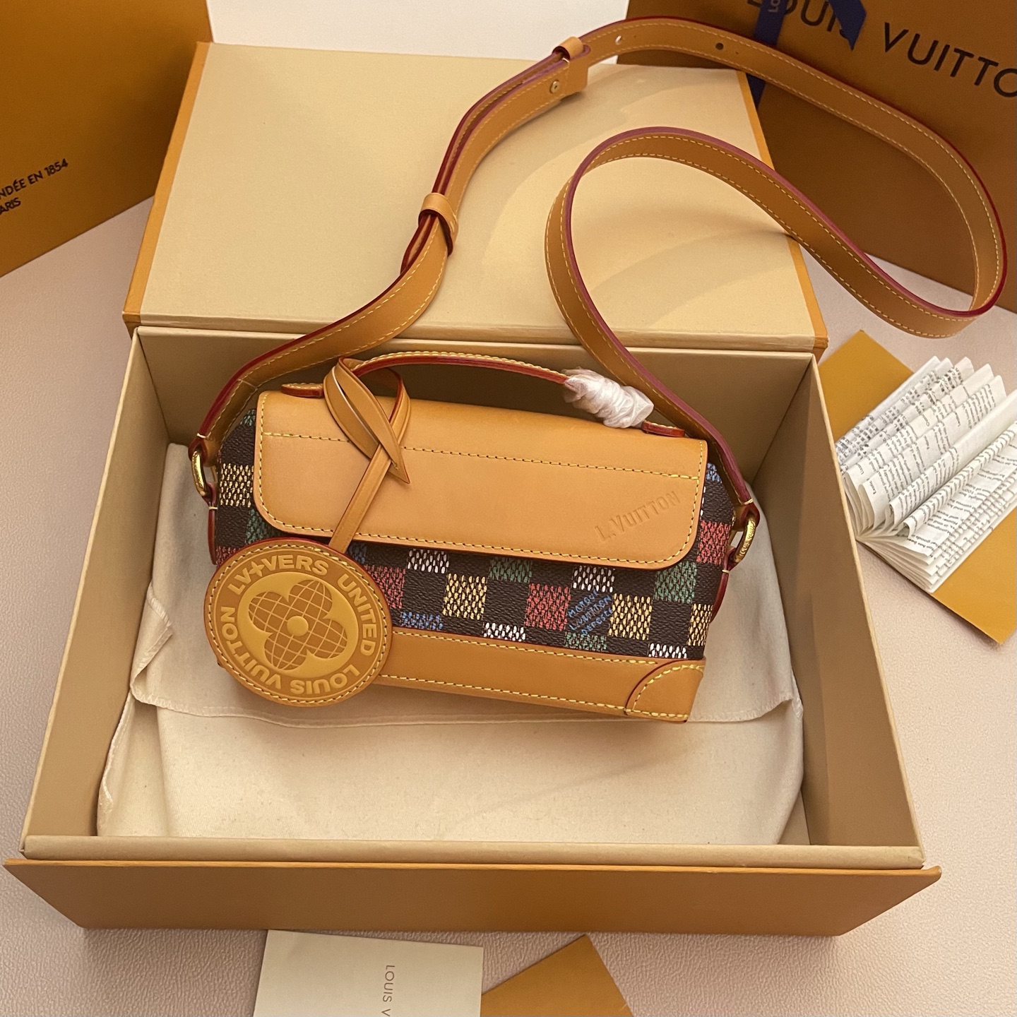 Louis Vuitton Steamer East West Mini Bag Damier Ebene Canvas N00187 2 i1744729098043 1460 0 0