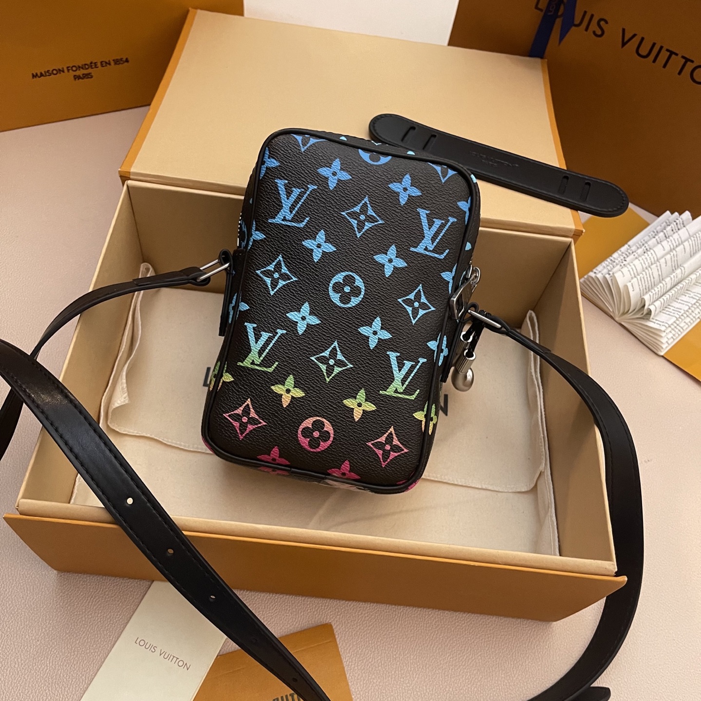 Louis Vuitton Amazone Rainbow Monogram Camera Bag - Compact & Stylish 3 i1745066442231 9117 0 1