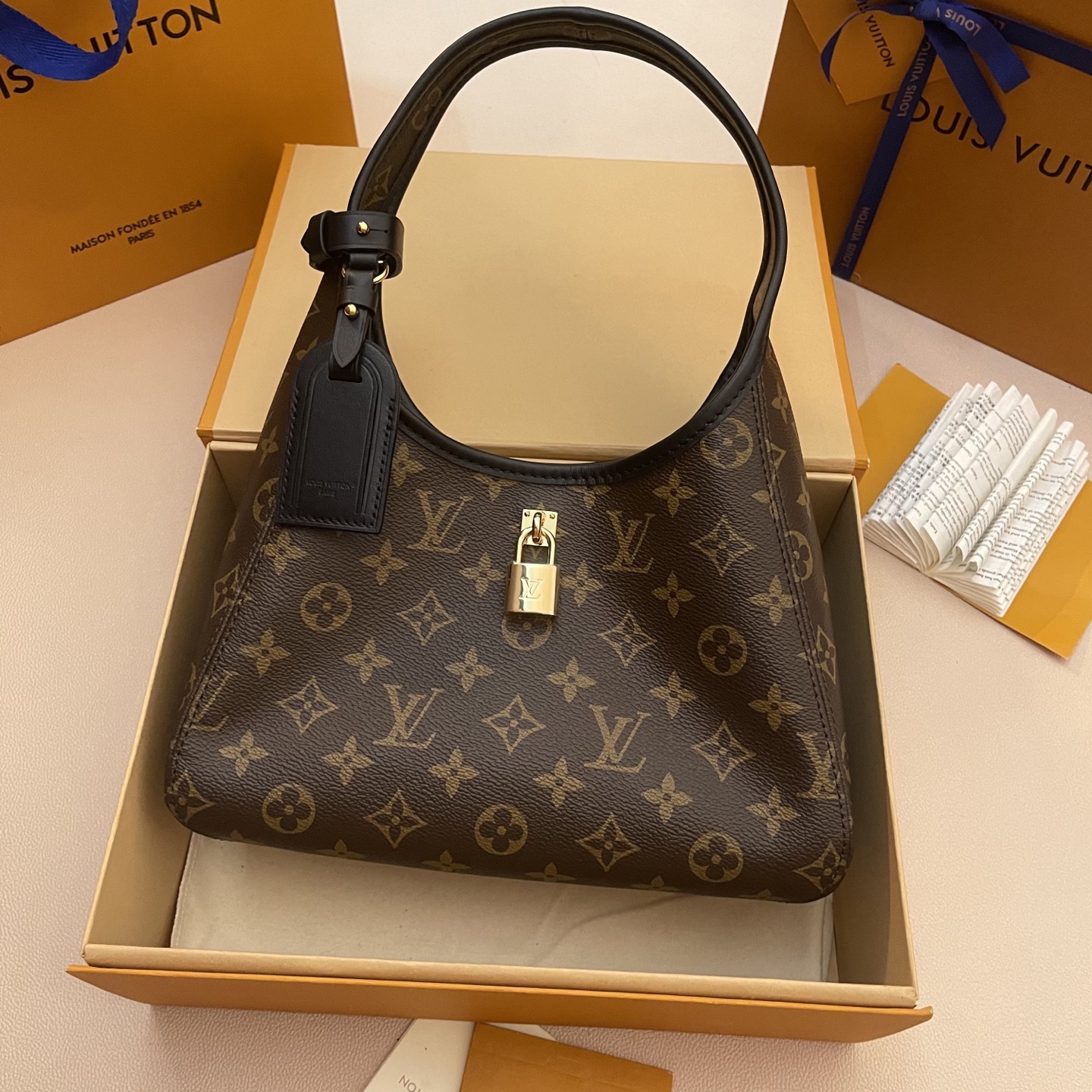 Louis Vuitton Flower Hobo Bag: Monogram Canvas, Stylish and Functional 1 i1745497819477 1267 0 0