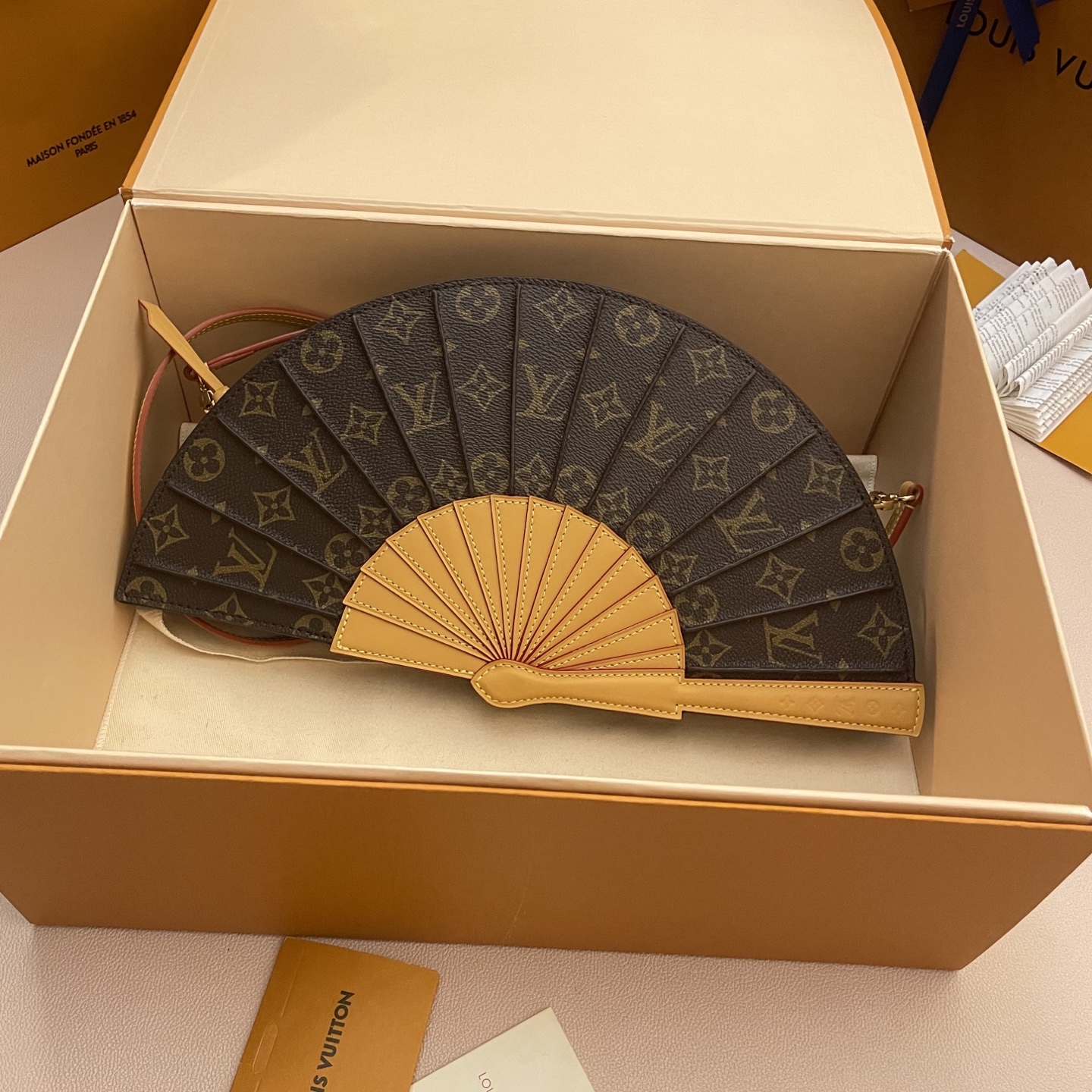 Louis Vuitton Monogram Canvas Fan Bag - Limited Edition Collector's Item 3 i1745674100362 323 0 8