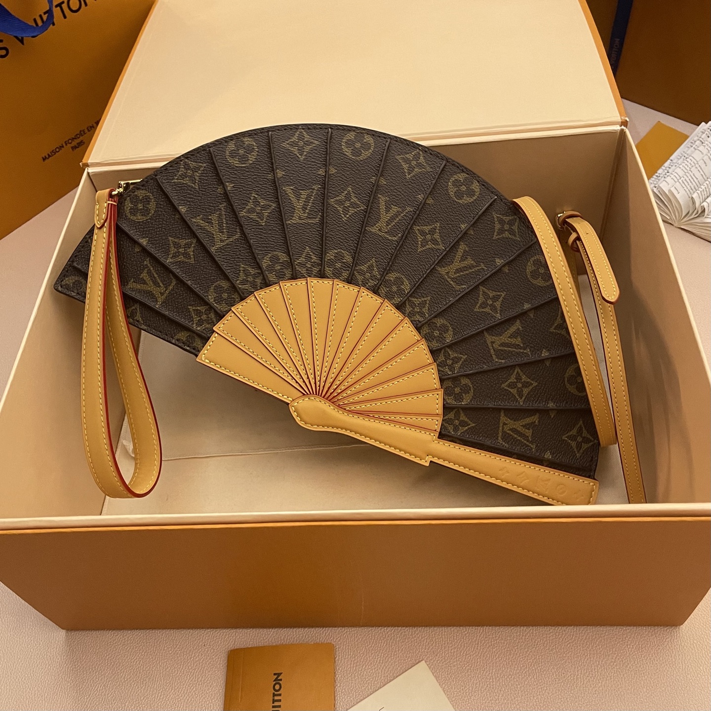 Louis Vuitton Monogram Canvas Fan Bag - Limited Edition Collector's Item 1 i1745674101698 210 0 0