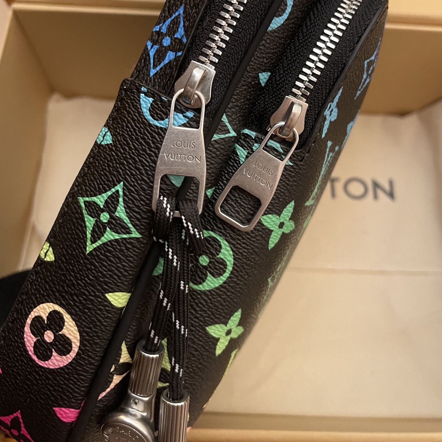 Louis Vuitton Avenue Sling Bag PM Monogram Iridescent, Compact & Stylish 6 i1745675429132 2922 0 4