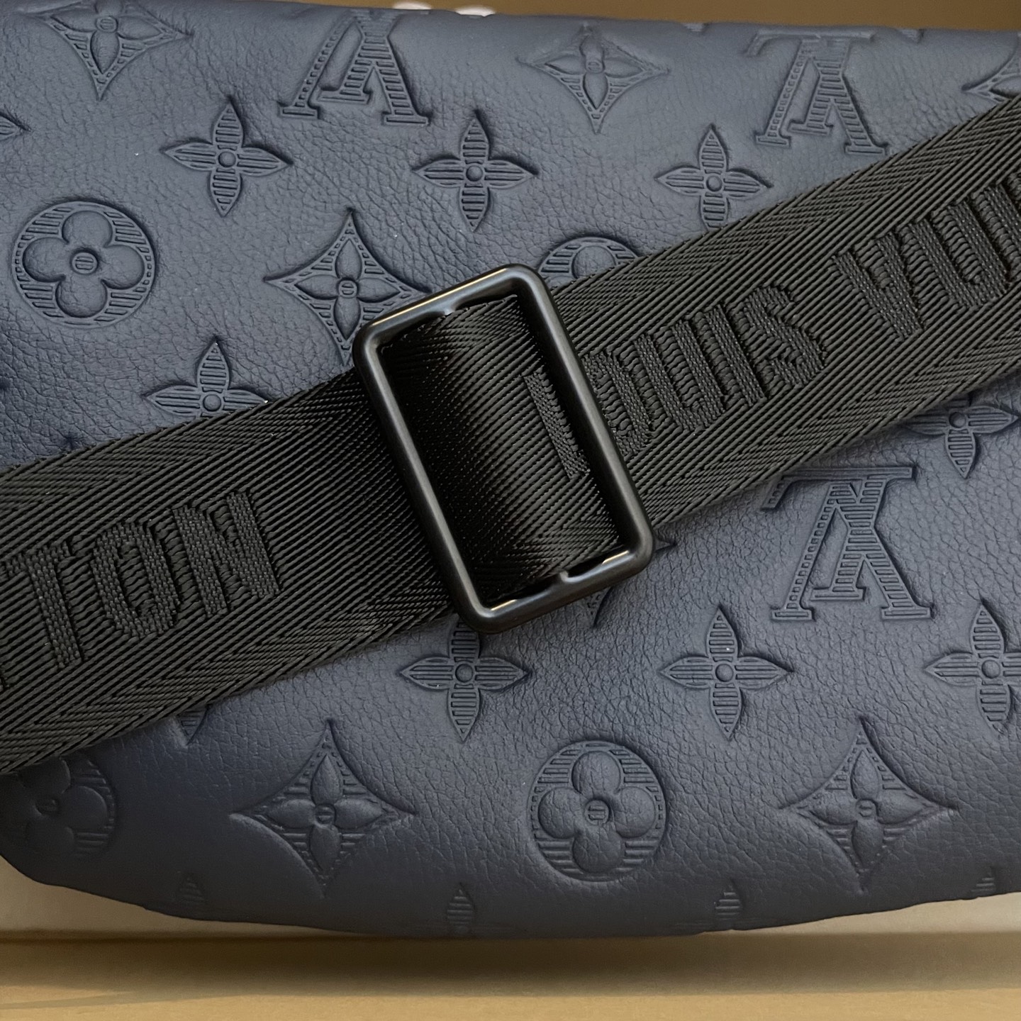 Louis Vuitton Rush Bum Bag Monogram Shadow Leather M47058 Blue M14784 9 i1745676022926 7953 0 7
