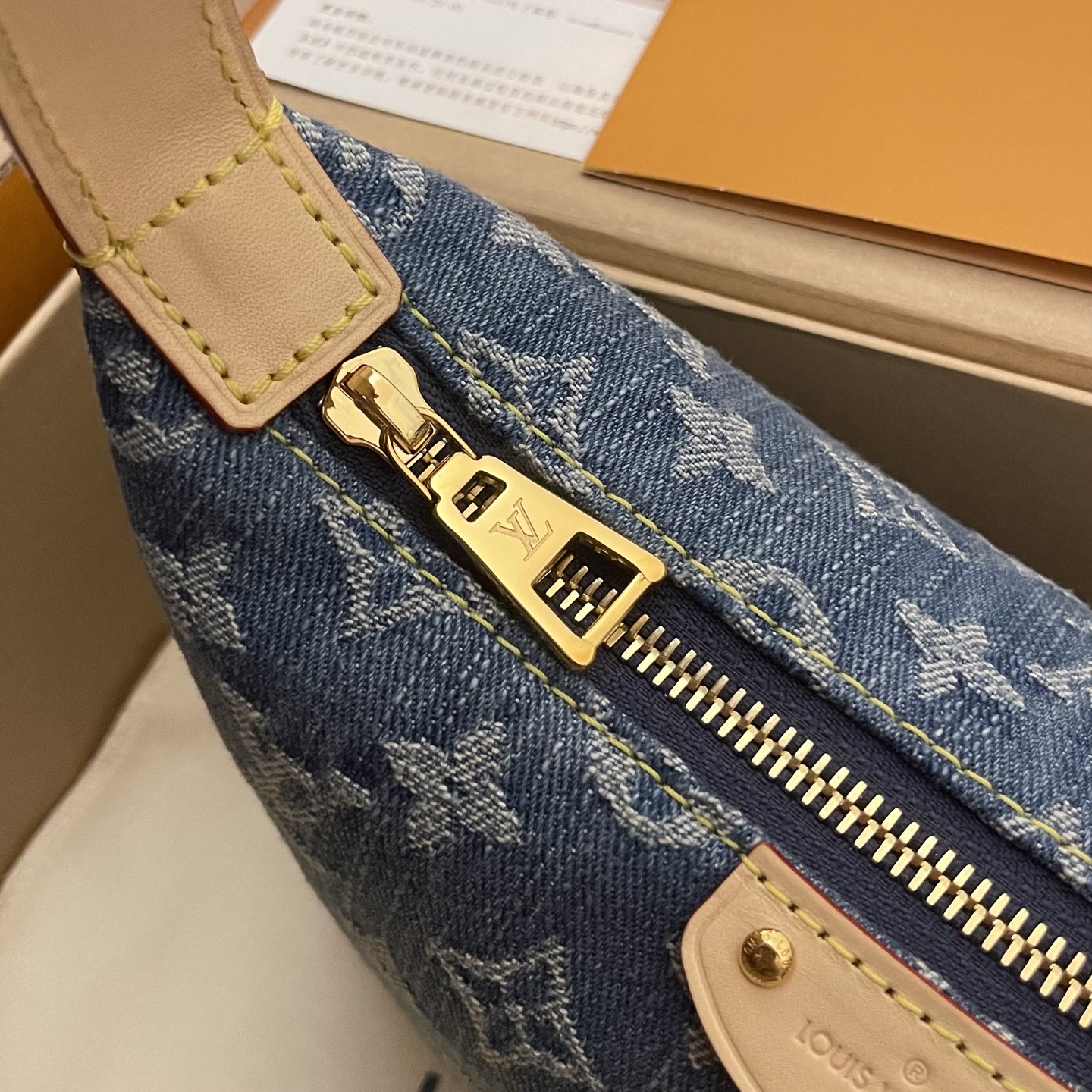 Louis Vuitton Hills Pochette Denim Handbag, Designer Clutch, M82949 6 i1745760184172 1466 0 4