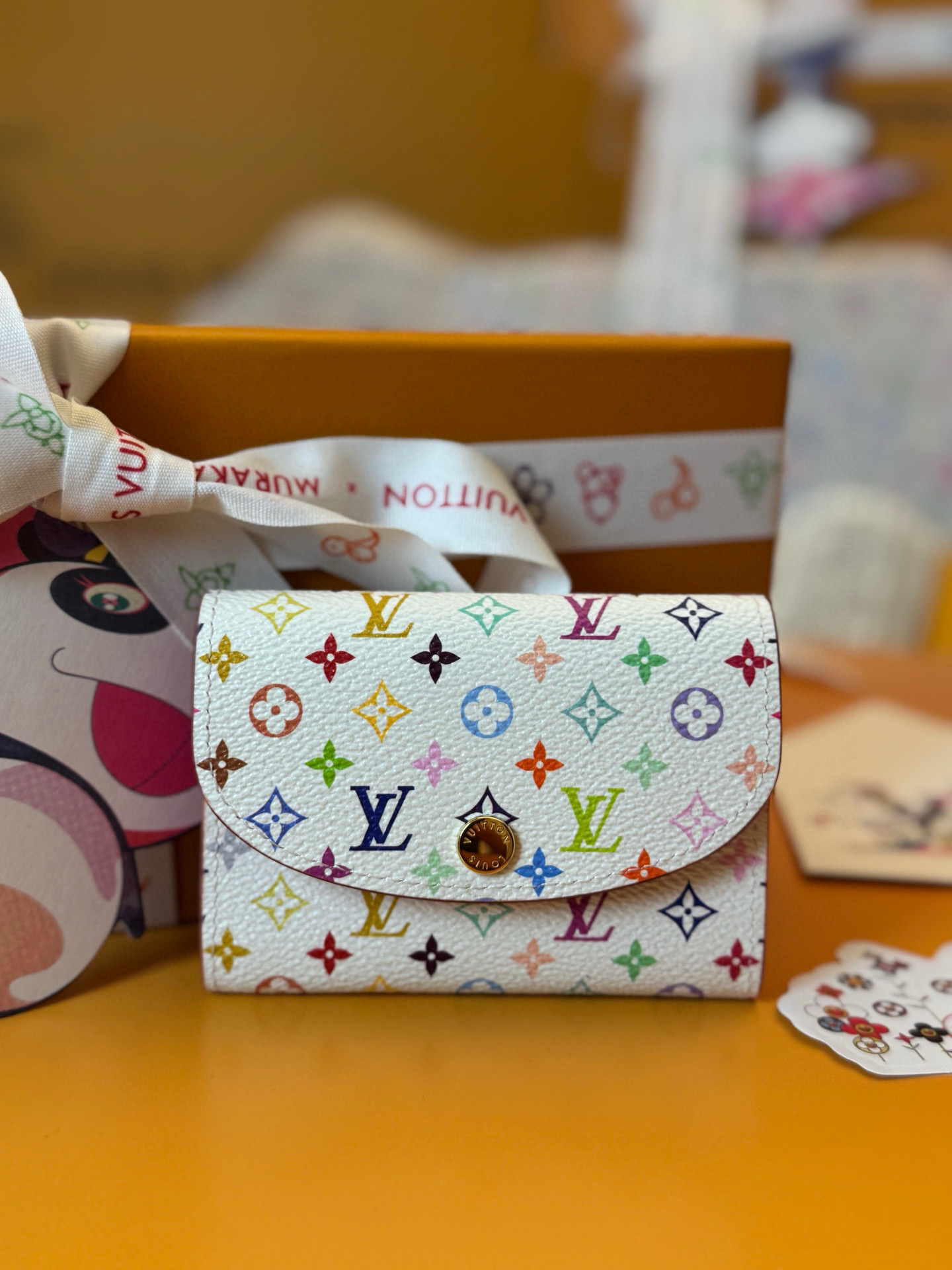 Louis Vuitton Rosalie Coin Purse Monogram Multicolore Leather Wallet 1 i1745908996099 9910 0 0