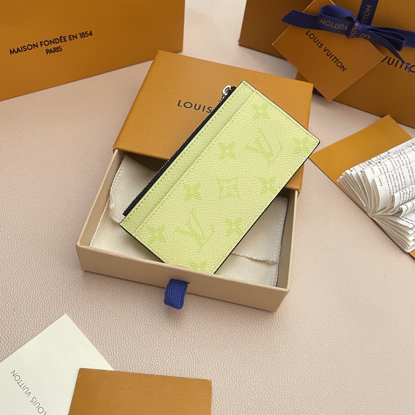 Louis Vuitton Coin Card Holder Yellow Monogram Canvas Thailand Leather 3 i1746711597372 720 0 1