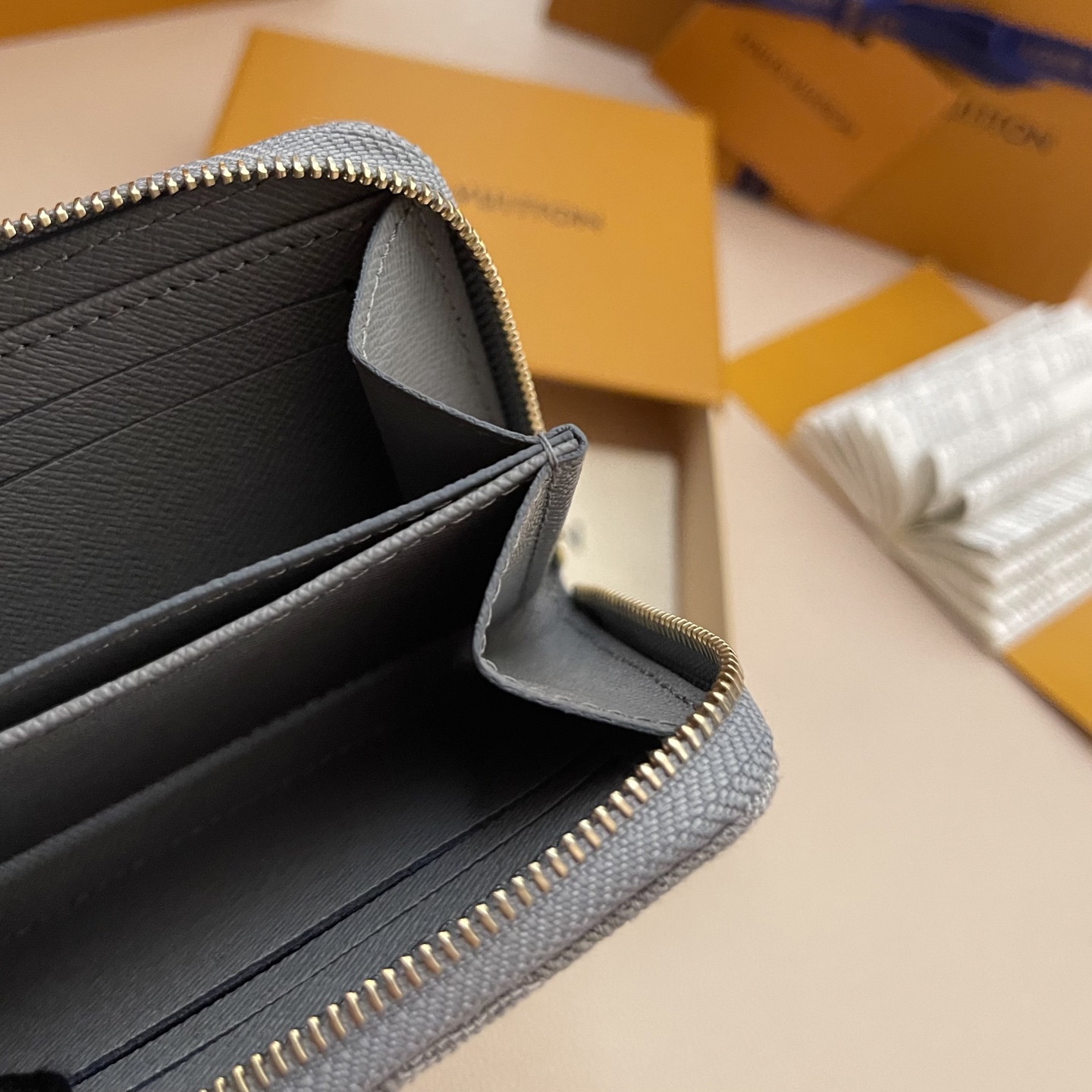 Louis Vuitton Zippy Coin Purse Monogram Denim Blue M82957 10 i1747044939528 9439 0 8