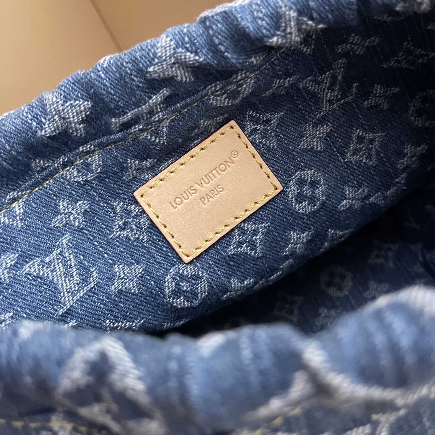Louis Vuitton Nano Noé Chain Bucket Bag, Denim, 13 x 16 x 10 cm 9 i1747233442281 9971 0 8
