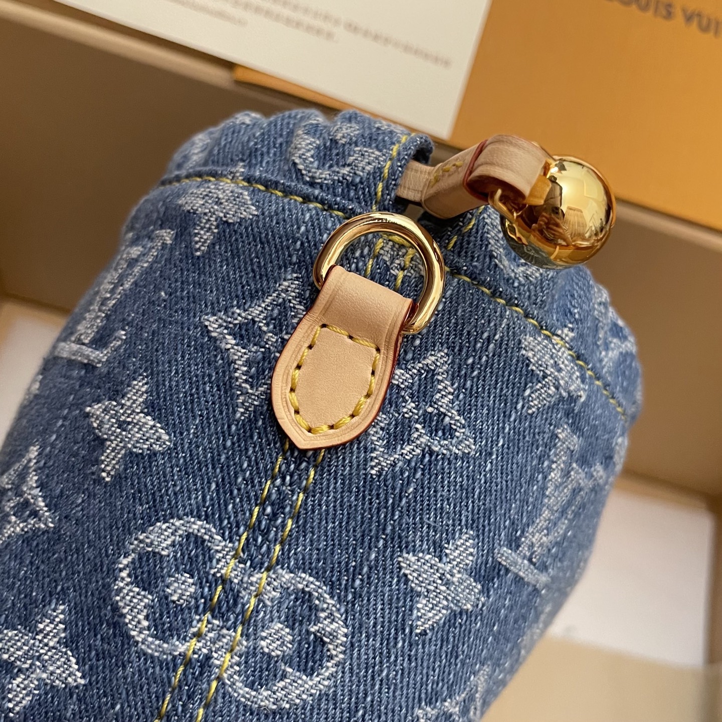 Louis Vuitton Nano Noé Chain Bucket Bag, Denim, 13 x 16 x 10 cm 7 i1747233443715 5070 0 6