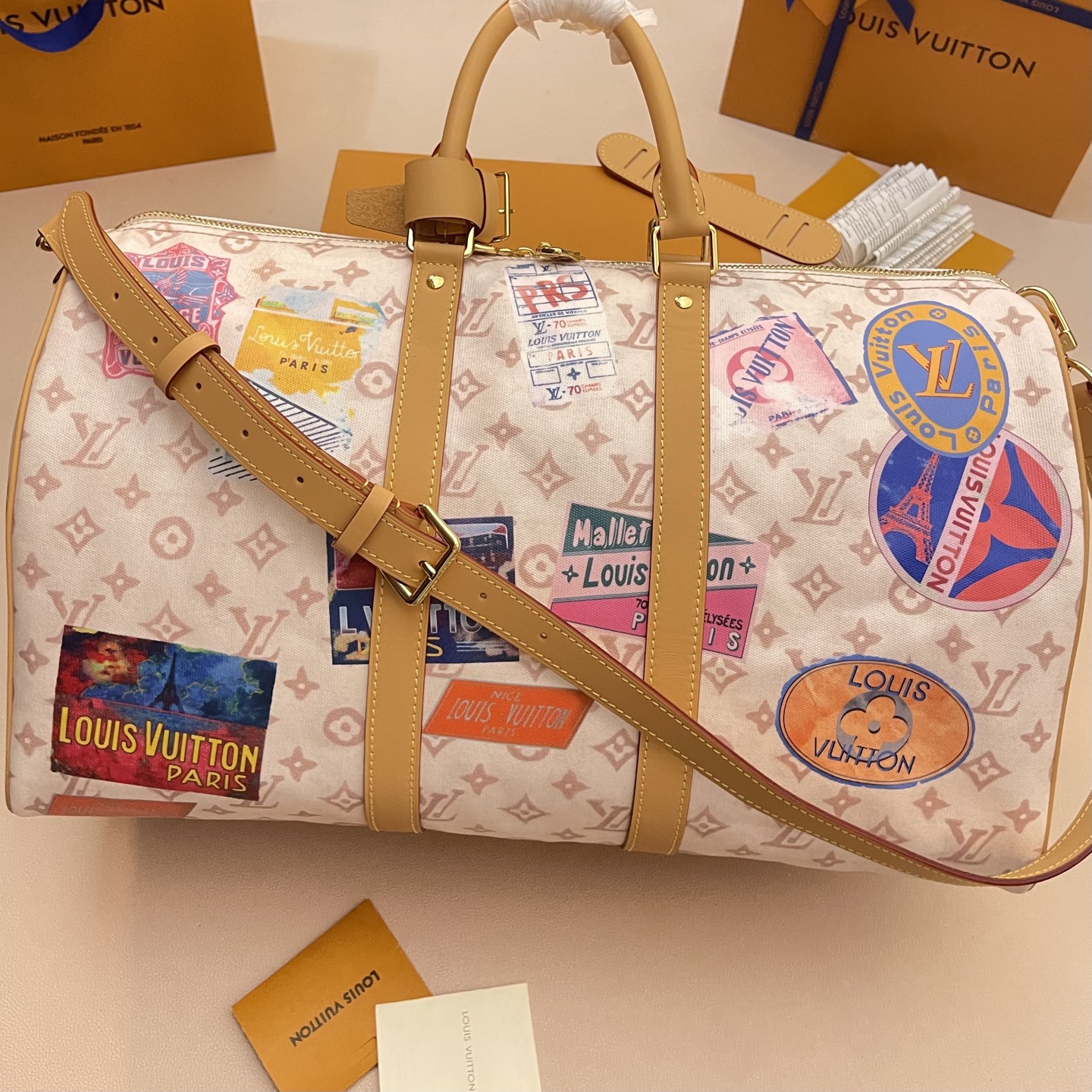 Louis Vuitton Keepall Bandoulière 50: Travel in Style, Monogram Canvas Bag 2 i1747320586011 7519 0 1
