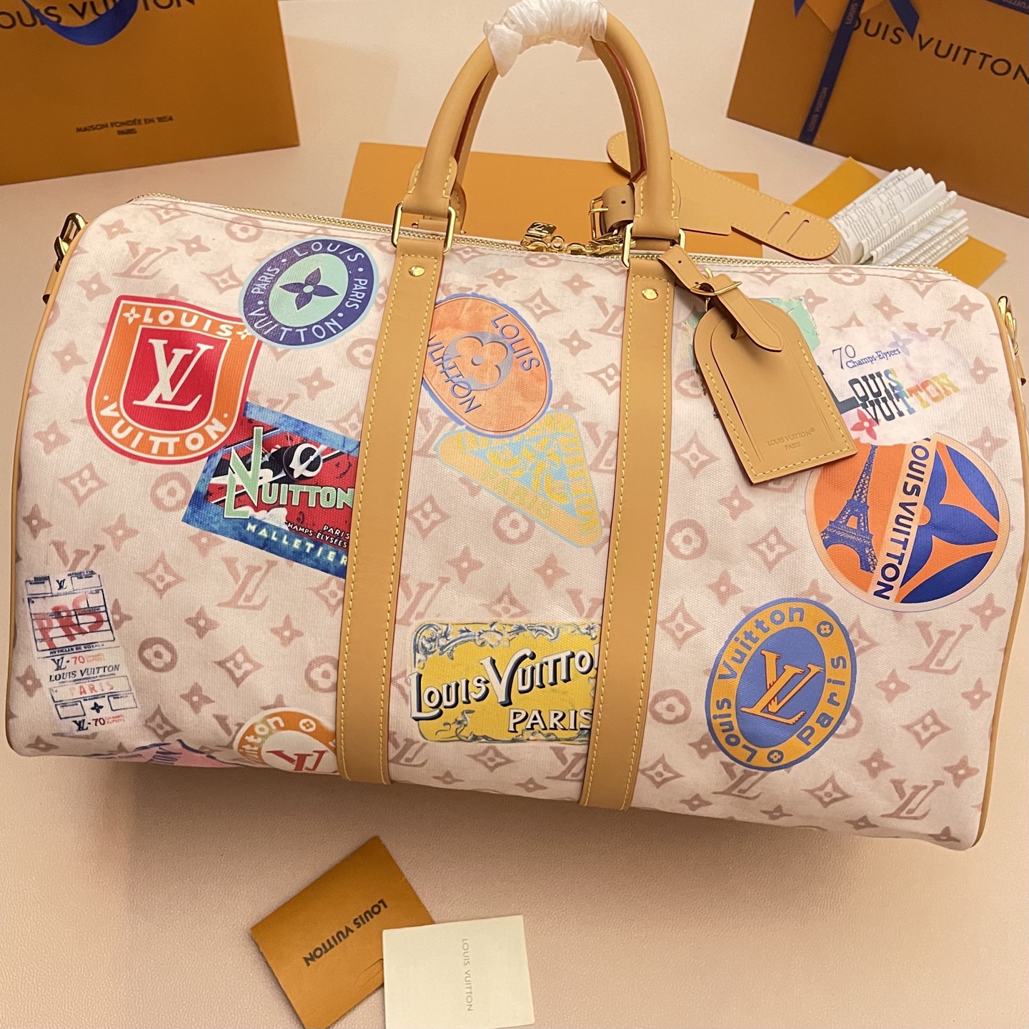 Louis Vuitton Keepall Bandoulière 50: Travel in Style, Monogram Canvas Bag 1 i1747320586097 5831 0 0